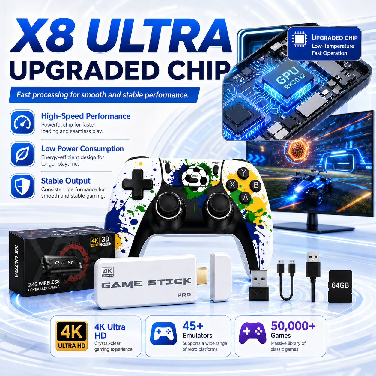 Traditional Korean Lifestyle - X8 Ultra 4K Game Console 50000