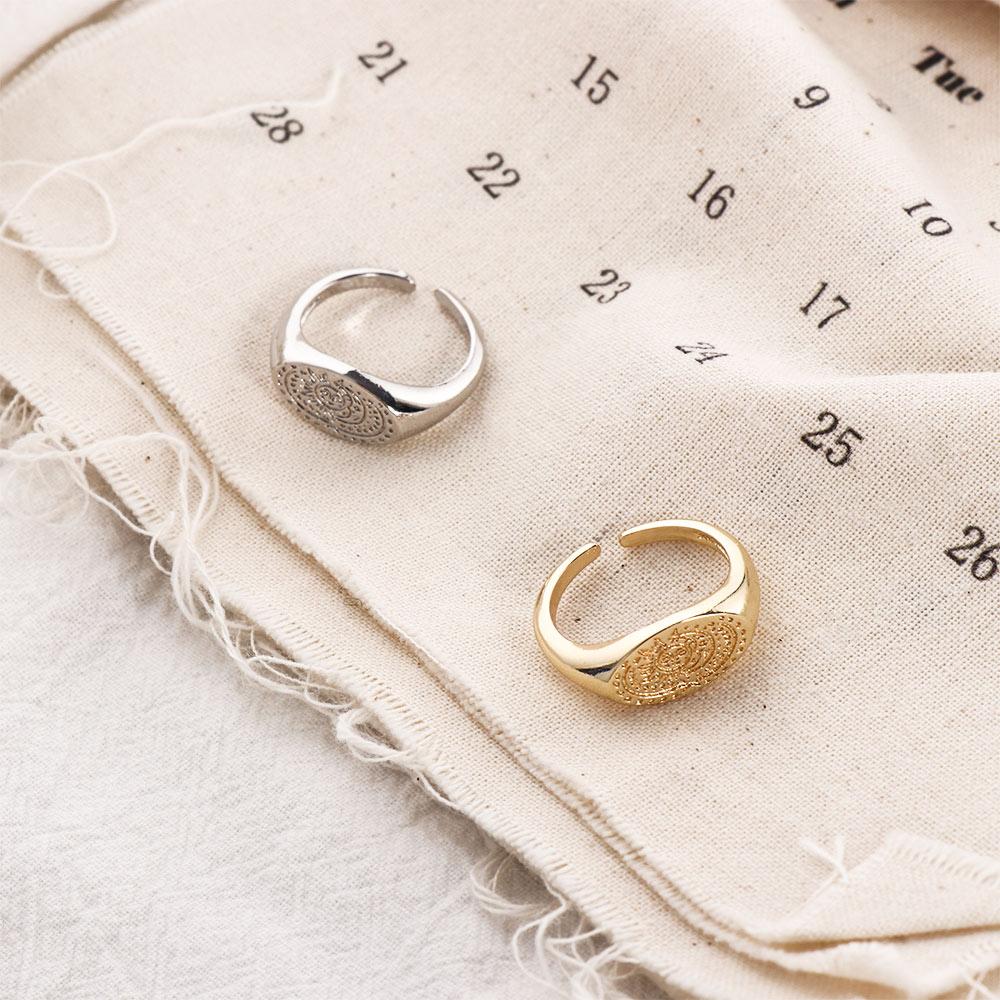 Minimalist Sun Moon Pattern Ri - Korean Women Lifestyle reseña y precio