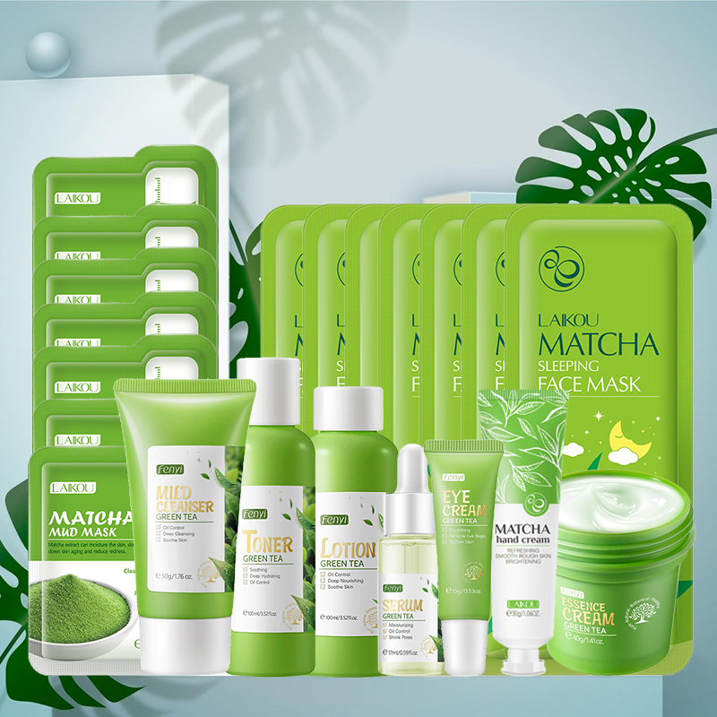 Green Tea Skin Care Kit Korean - Korean Skincare Routine reseña y precio