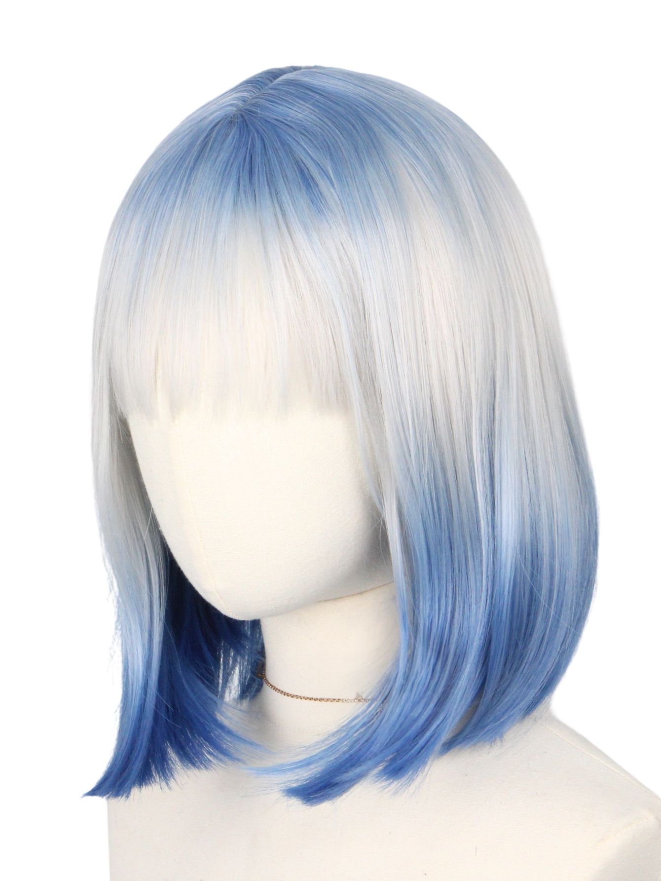 Blue and White Gradient Short  - Lifestyle In Korean reseña y precio