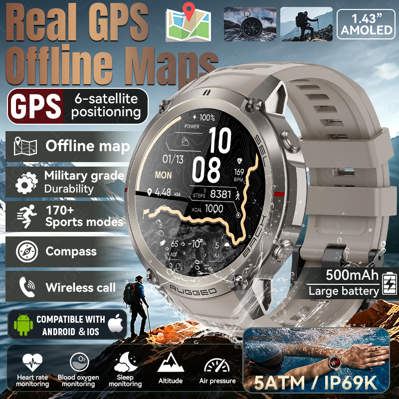 500mAh Battery GPS Offline Map - Korean Men Lifestyle reseña y precio