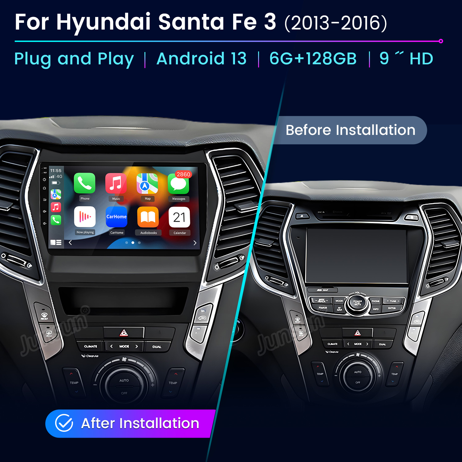 Junsun AI Voice Car Stereo Rad - Korean Lifestyle In Hindi reseña y precio