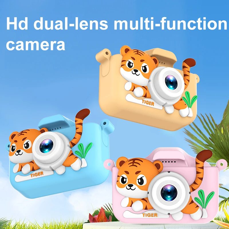 Kids Mini Camera Cartoon Tiger - Korean Boy Lifestyle reseña y precio