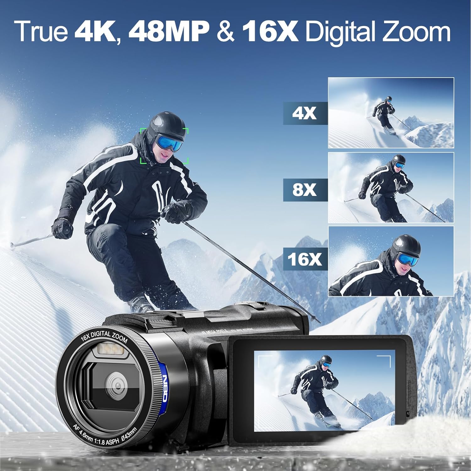 NBD 4K Camcorder Video Camera  - Traditional Korean Lifestyle reseña y precio
