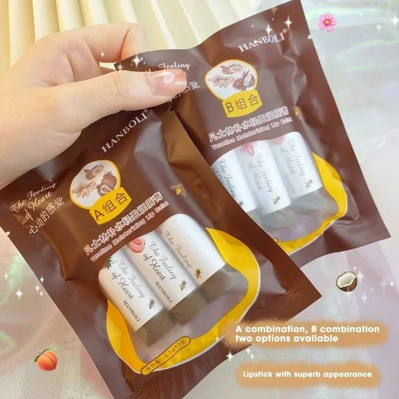 4 Colors Colored Lip Balm Cute - Lip Tint Korean reseña y precio