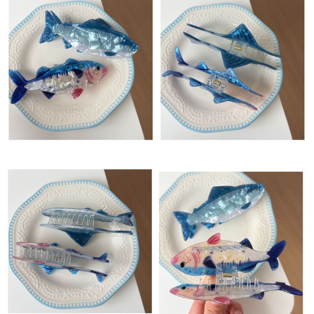 Hairpin Ocean Animal Hair Claw - Lifestyle In Korean reseña y precio