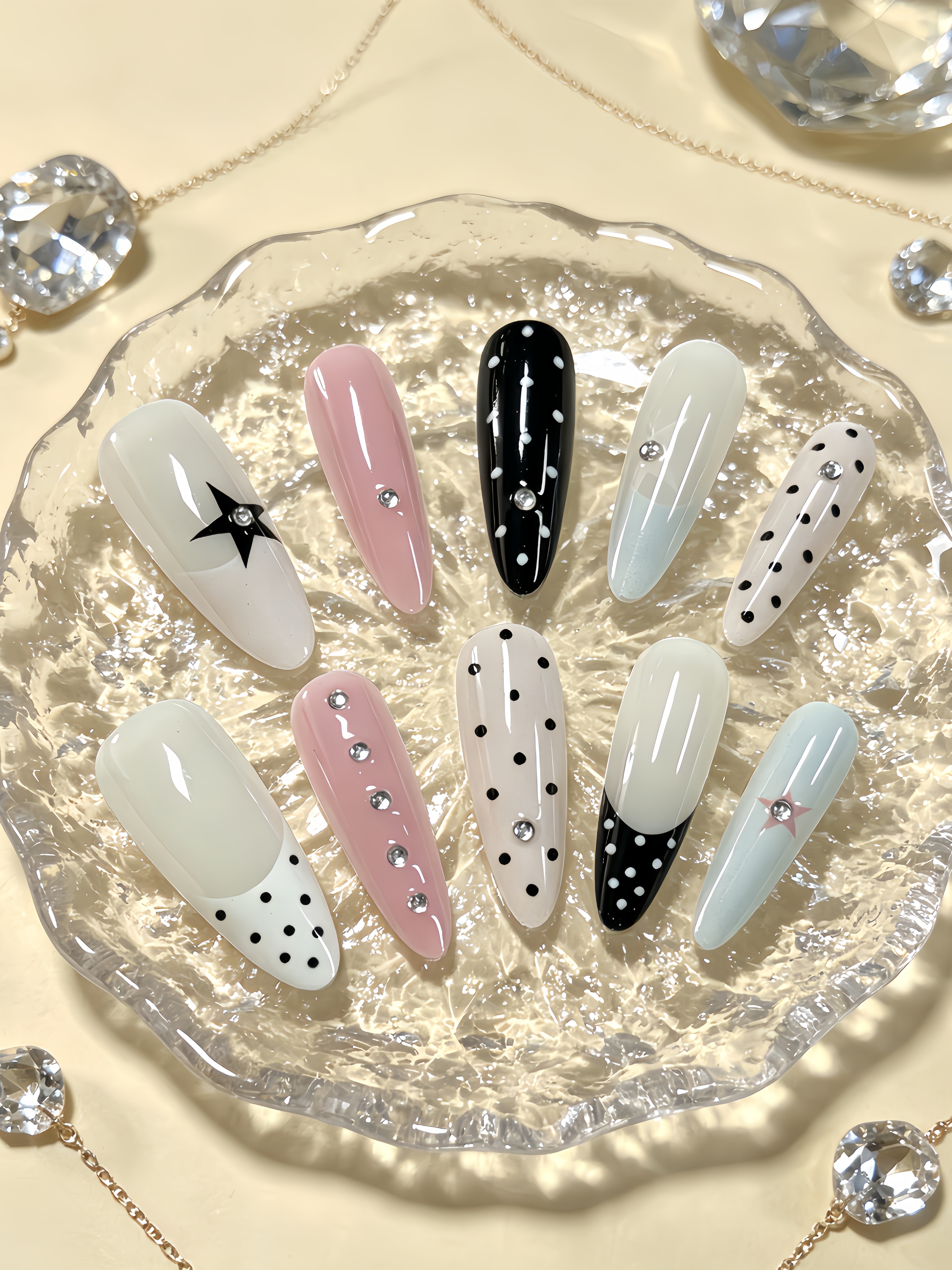 10 Medium-Length Teardrop-Shap - Korean Arts And Lifestyle reseña y precio