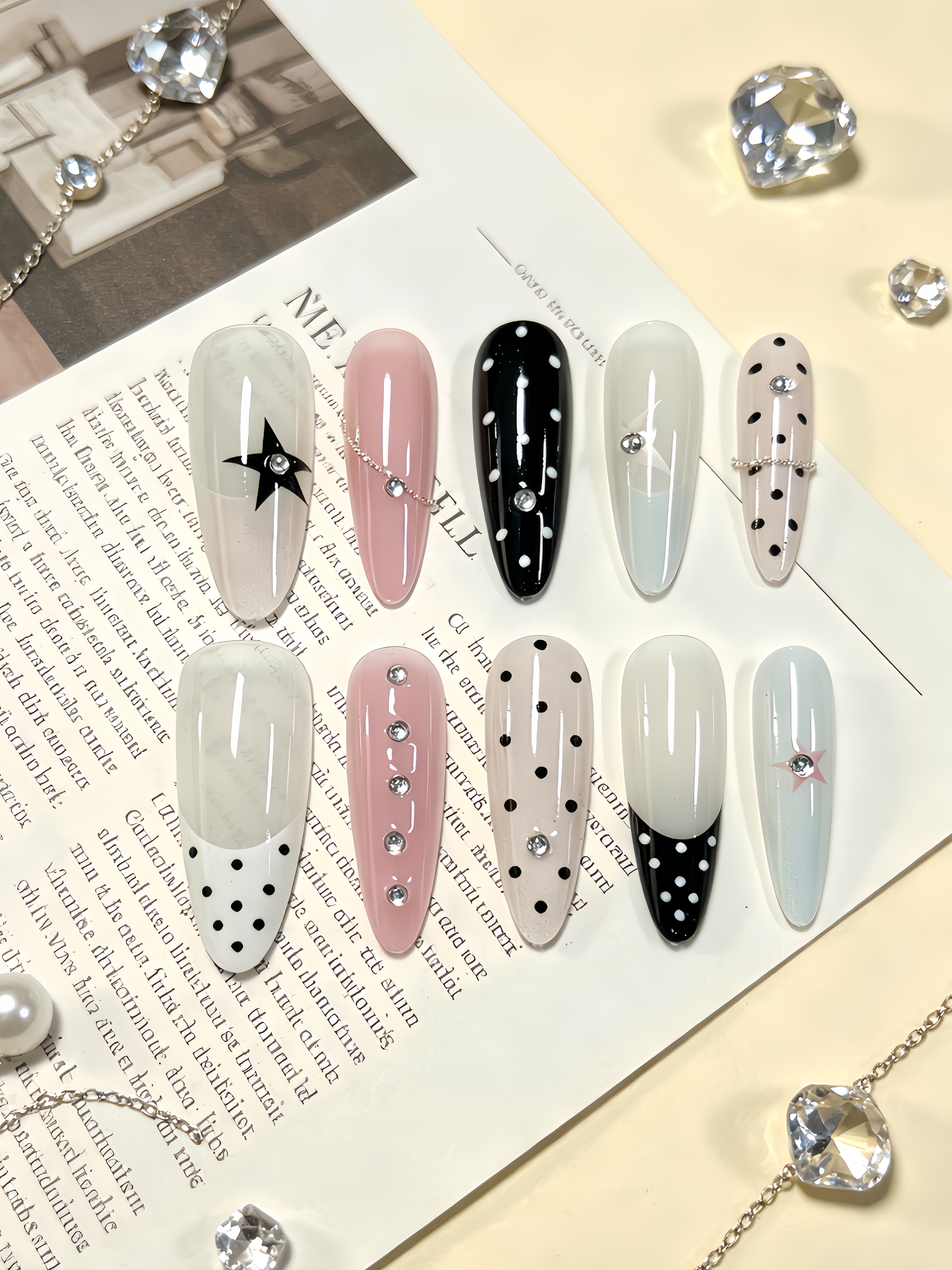 10 Medium-Length Teardrop-Shap - Korean Arts And Lifestyle reseña y precio