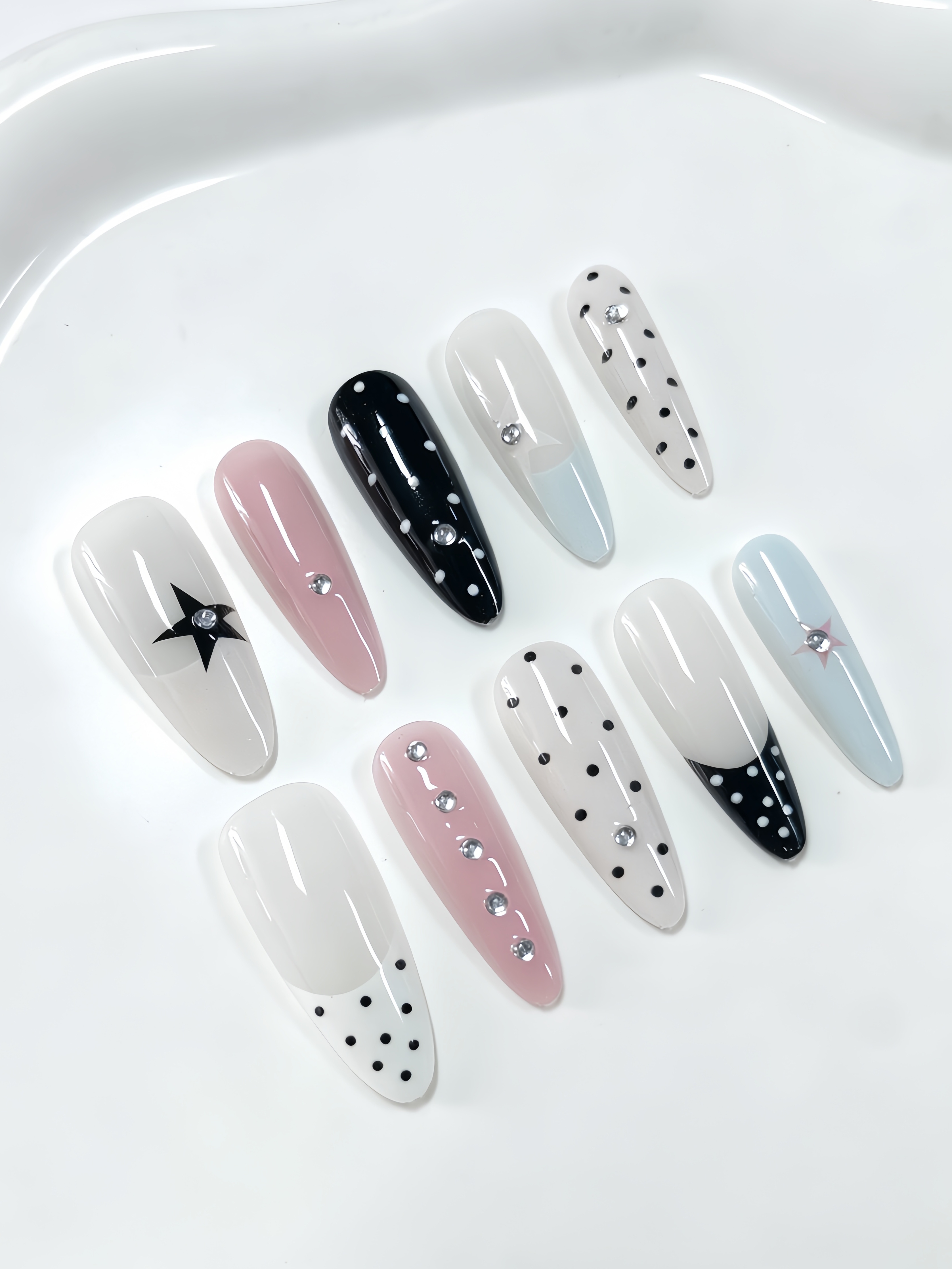 10 Medium-Length Teardrop-Shap - Korean Arts And Lifestyle reseña y precio