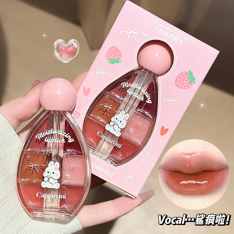 Korean Fashion Six-color Mirro - Lip Tint Korean reseña y precio