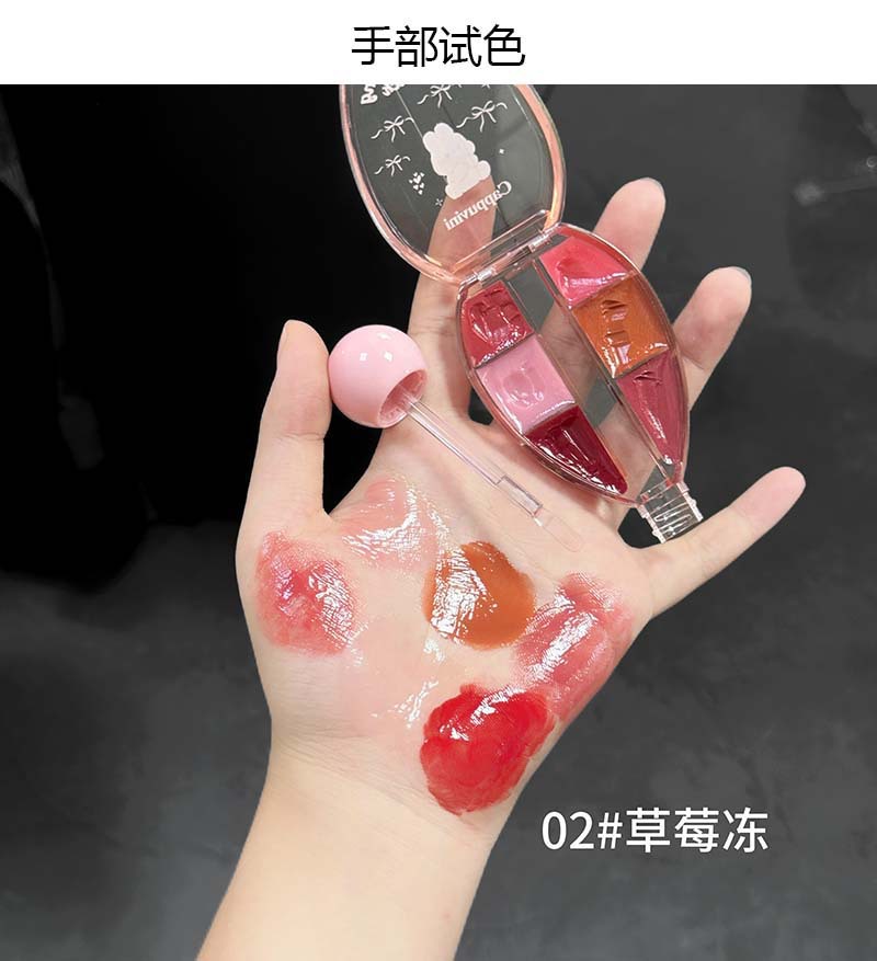 Korean Fashion Six-color Mirro - Lip Tint Korean reseña y precio