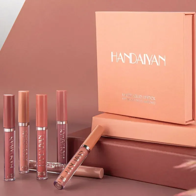 HANDAIYAN 6 PCS Lipstick Set M - Lip Tint Korean reseña y precio
