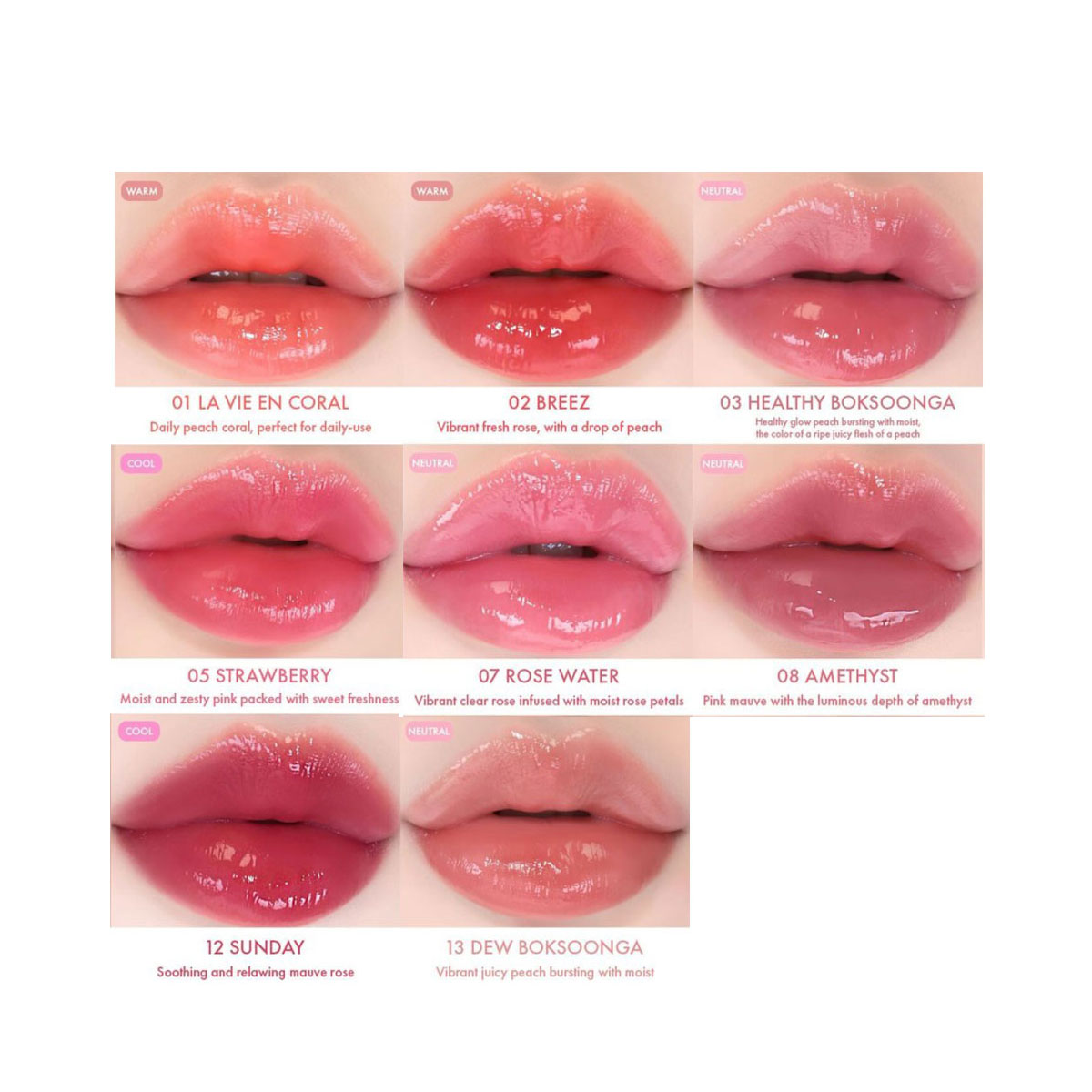 [ClearanceSale] AMUSE DEW TINT - Lip Tint Korean reseña y precio