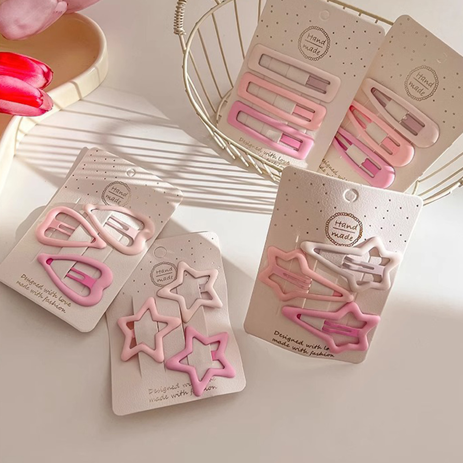 3PCS Sweet Style Headwear Pins - Lifestyle In Korean reseña y precio