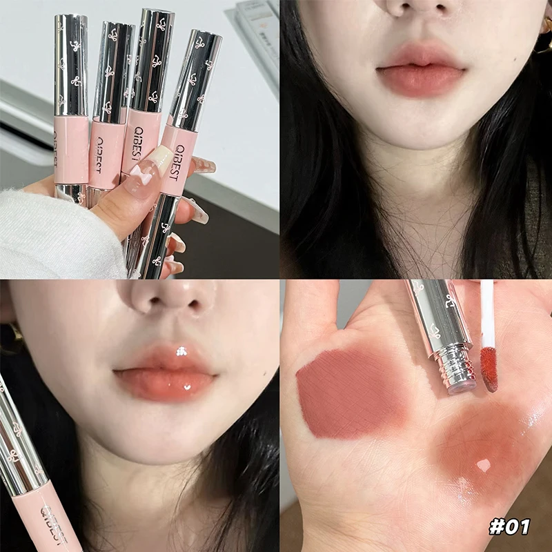 QIBEST Double Head Matte Velve - Lip Tint Korean reseña y precio