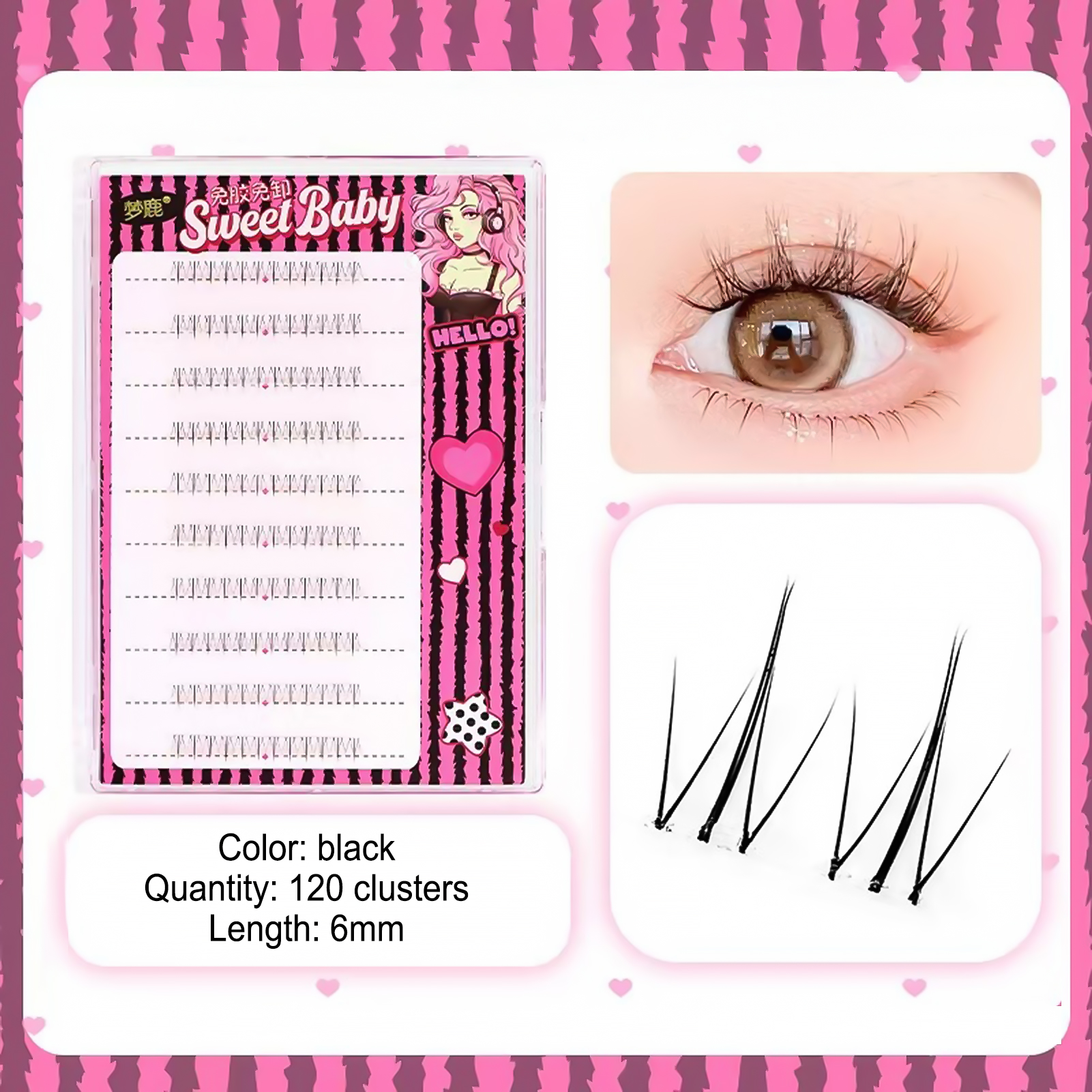 Women DIY Curling Eyelash Clus - Korean Women Lifestyle reseña y precio