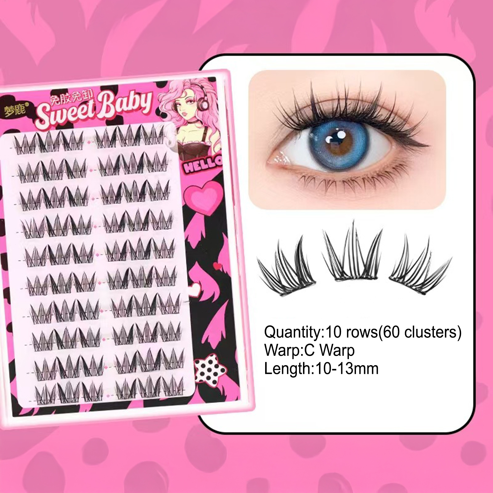 Women DIY Curling Eyelash Clus - Korean Women Lifestyle reseña y precio