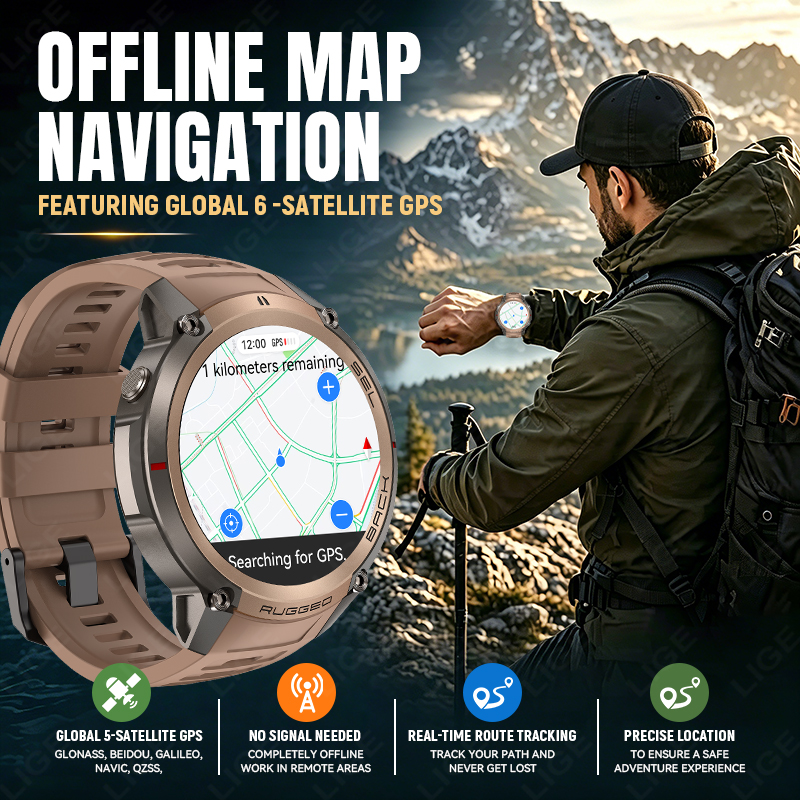Outdoor Sport Smart Watch 500m - Korean Men Lifestyle reseña y precio