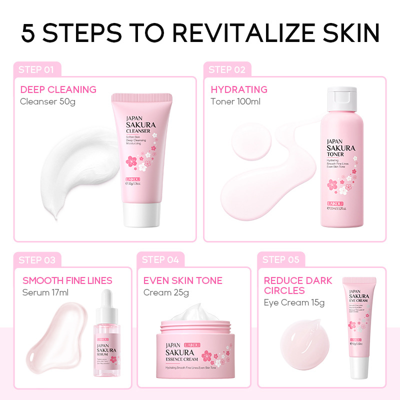 Korean Sakura Skincare Set Hyd - Korean Skincare Routine reseña y precio