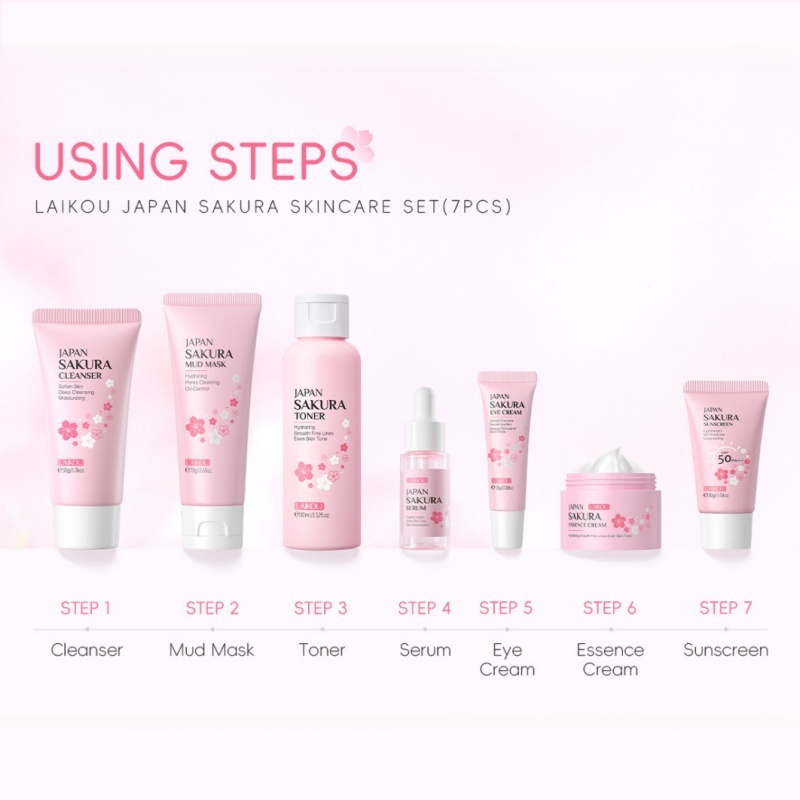 Korean Sakura Skincare Set Hyd - Korean Skincare Routine reseña y precio