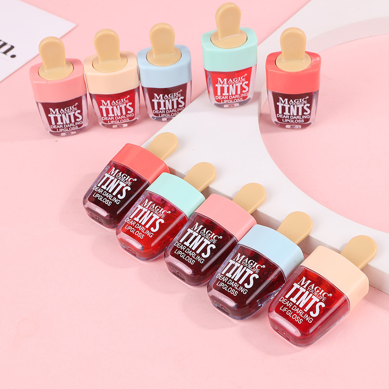 12Pcs Korea Fruit Lip Tint Ice - Lip Tint Korean reseña y precio