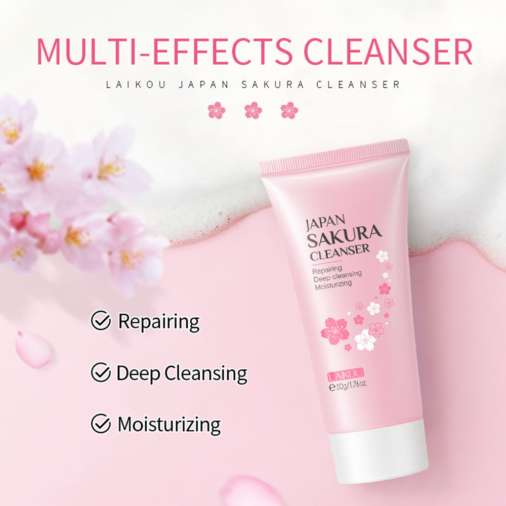 LAIKOU 8Pcs Sakura Facial Skin - Korean Skincare Routine reseña y precio