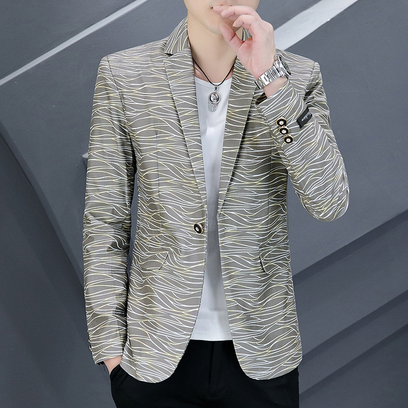 Slim Fit Short Men's Suit Jack - Lifestyle In Korean reseña y precio