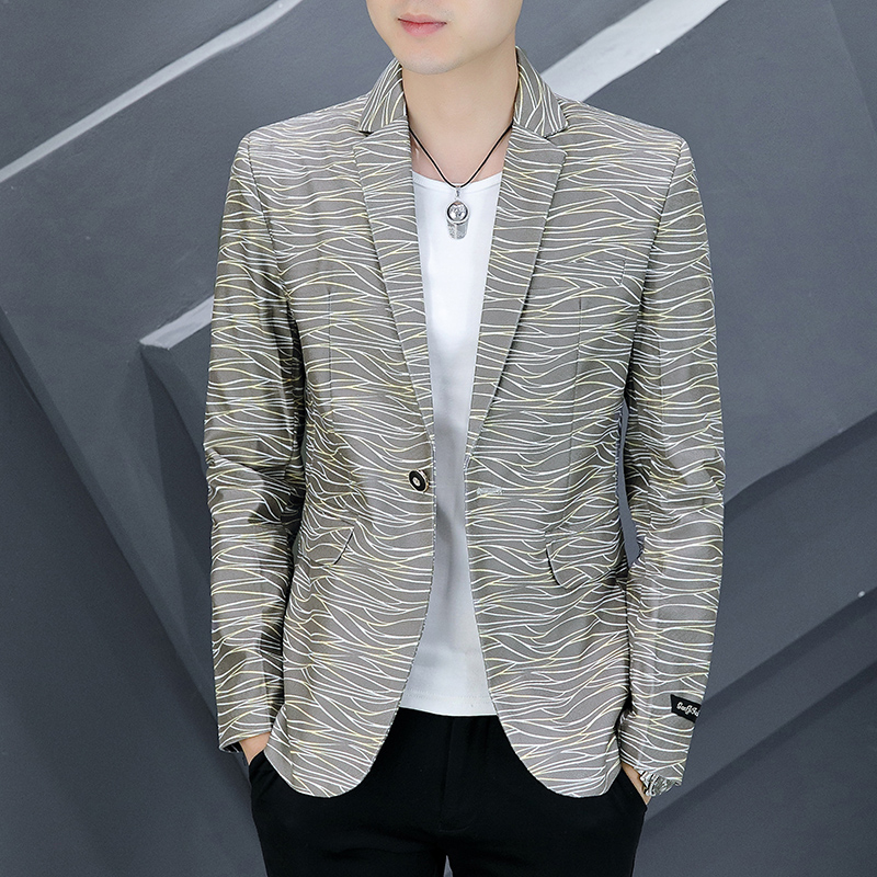 Slim Fit Short Men's Suit Jack - Lifestyle In Korean reseña y precio