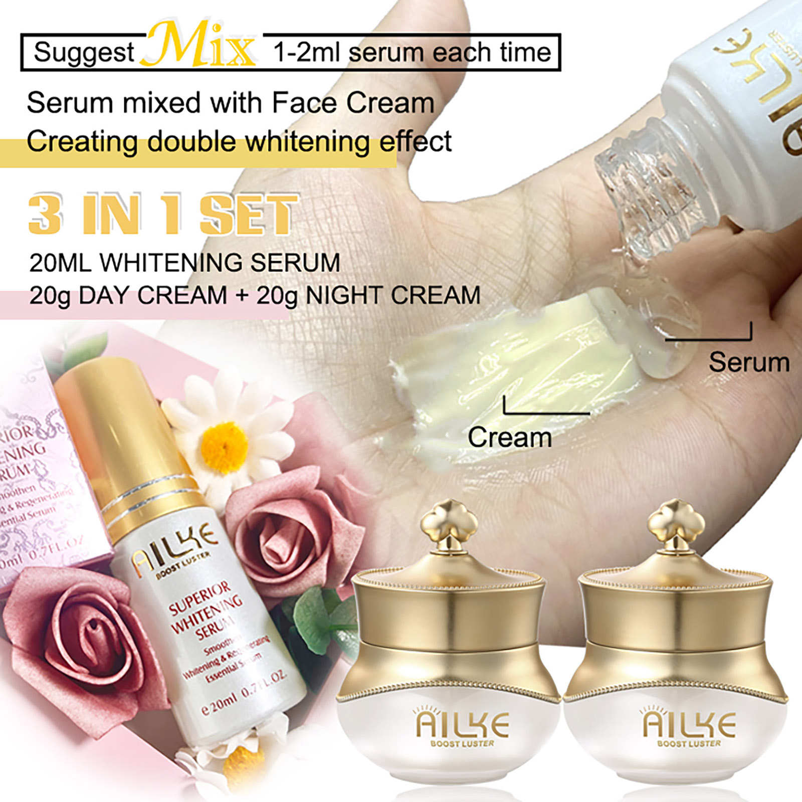 AILKE Whitening Anti-wrinkle F - Korean Skincare Routine reseña y precio